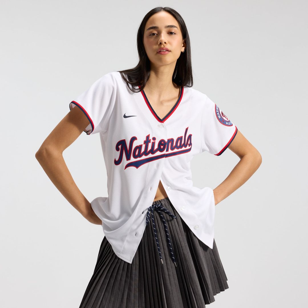Washington Nationals CJ Abrams Women's Home Replica Jersey | White
