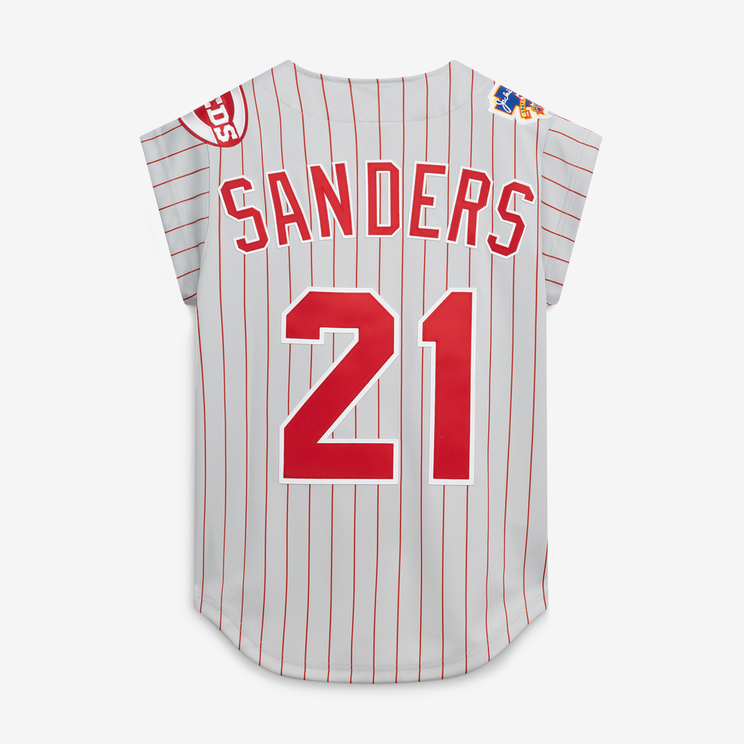 Cincinnati Reds Deion Sanders 1997 Authentic Jersey | Gray