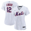 New York Mets Francisco Lindor Women's Home Replica Jersey | White