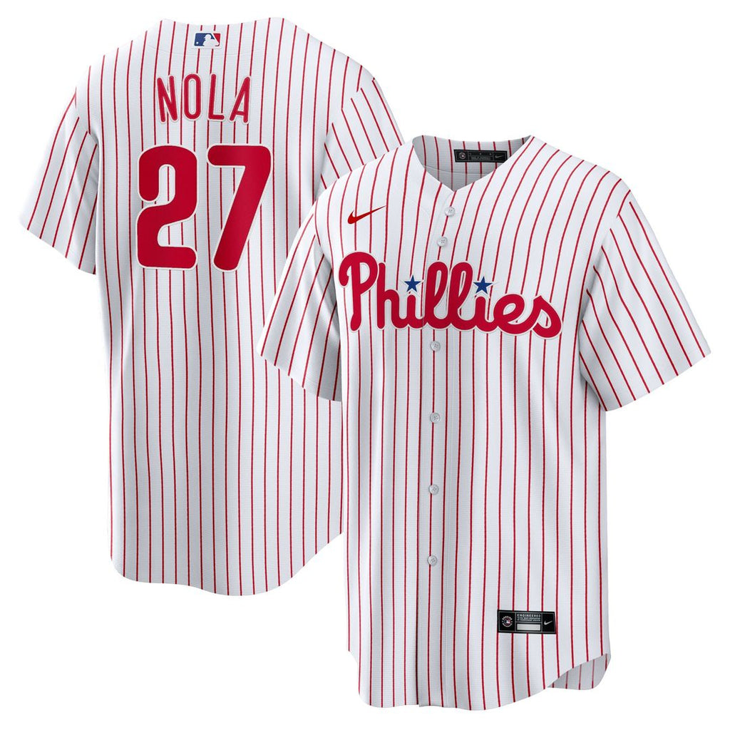 Philadelphia Phillies Aaron Nola Home Replica Player Name Jersey | White