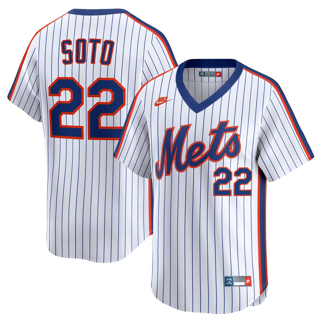 New York Mets Juan Soto Cooperstown Limited 40th Anniversary Jersey | White