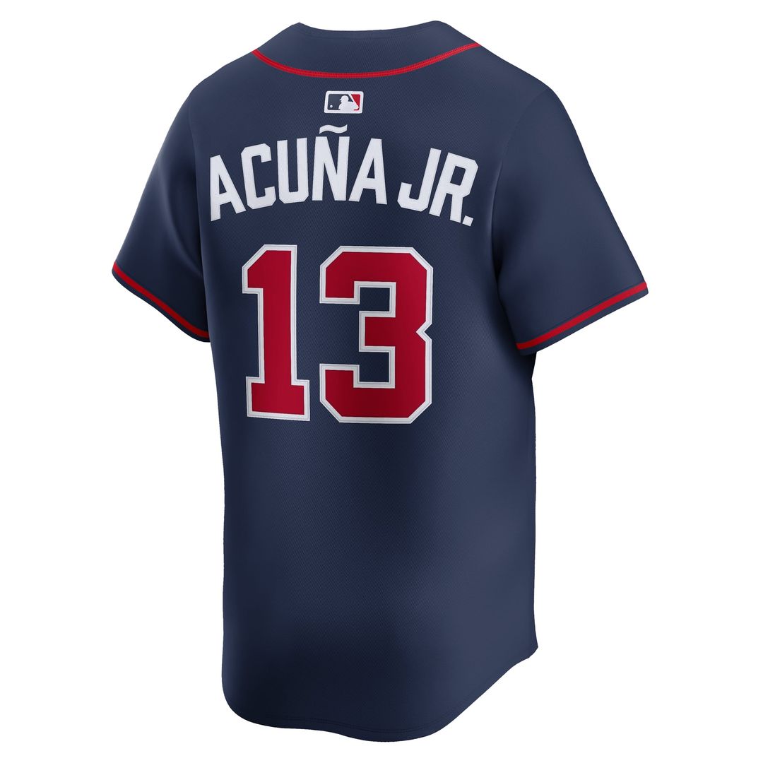 Atlanta Braves Ronald Acuña Jr. Alternate Limited Jersey | Navy