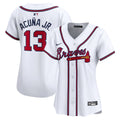 Atlanta Braves Ronald Acuna Women's Home Limited Jersey | White