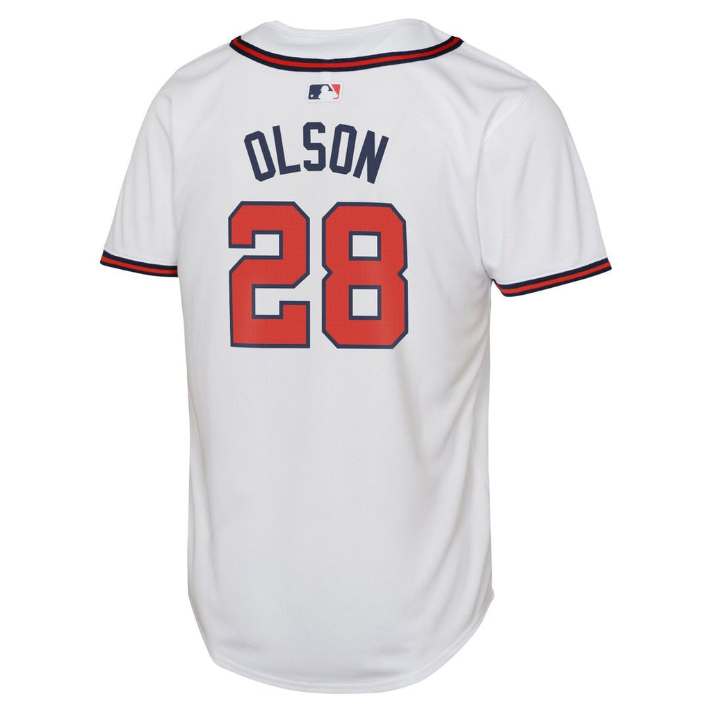 Atlanta Braves Matt Olson Youth Home Limited Jersey | White