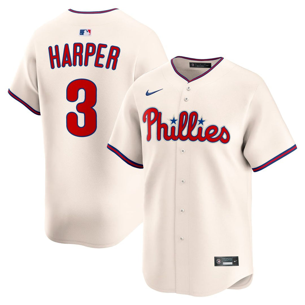 Philadelphia Phillies Bryce Harper Alternate Limited Jersey | Cream