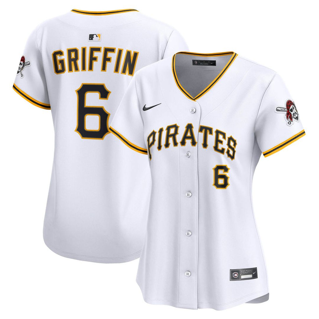 Pittsburgh Pirates Konnor Griffin Women's Home Limited Jersey | White