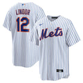 New York Mets Francisco Lindor Home Replica Jersey | White