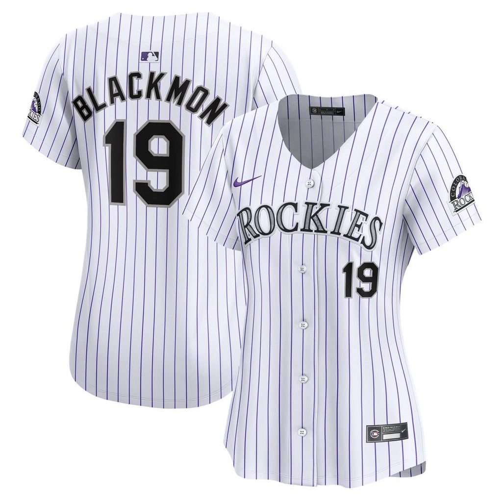 Colorado Rockies Charlie Blackmon Women's Home Limited Jersey | White