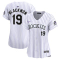 Colorado Rockies Charlie Blackmon Women's Home Limited Jersey | White