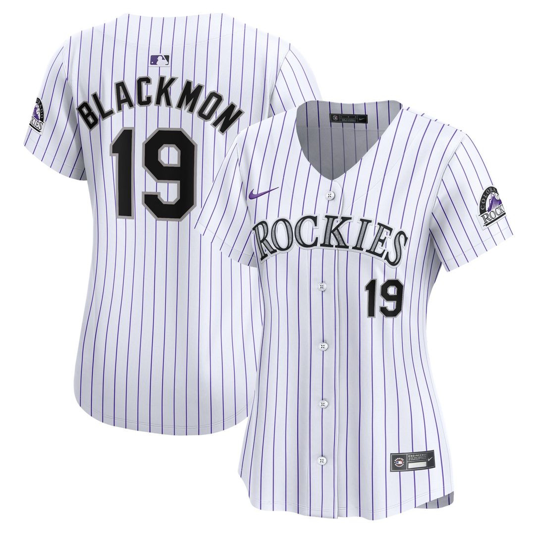 Colorado Rockies Charlie Blackmon Women's Home Limited Jersey | White