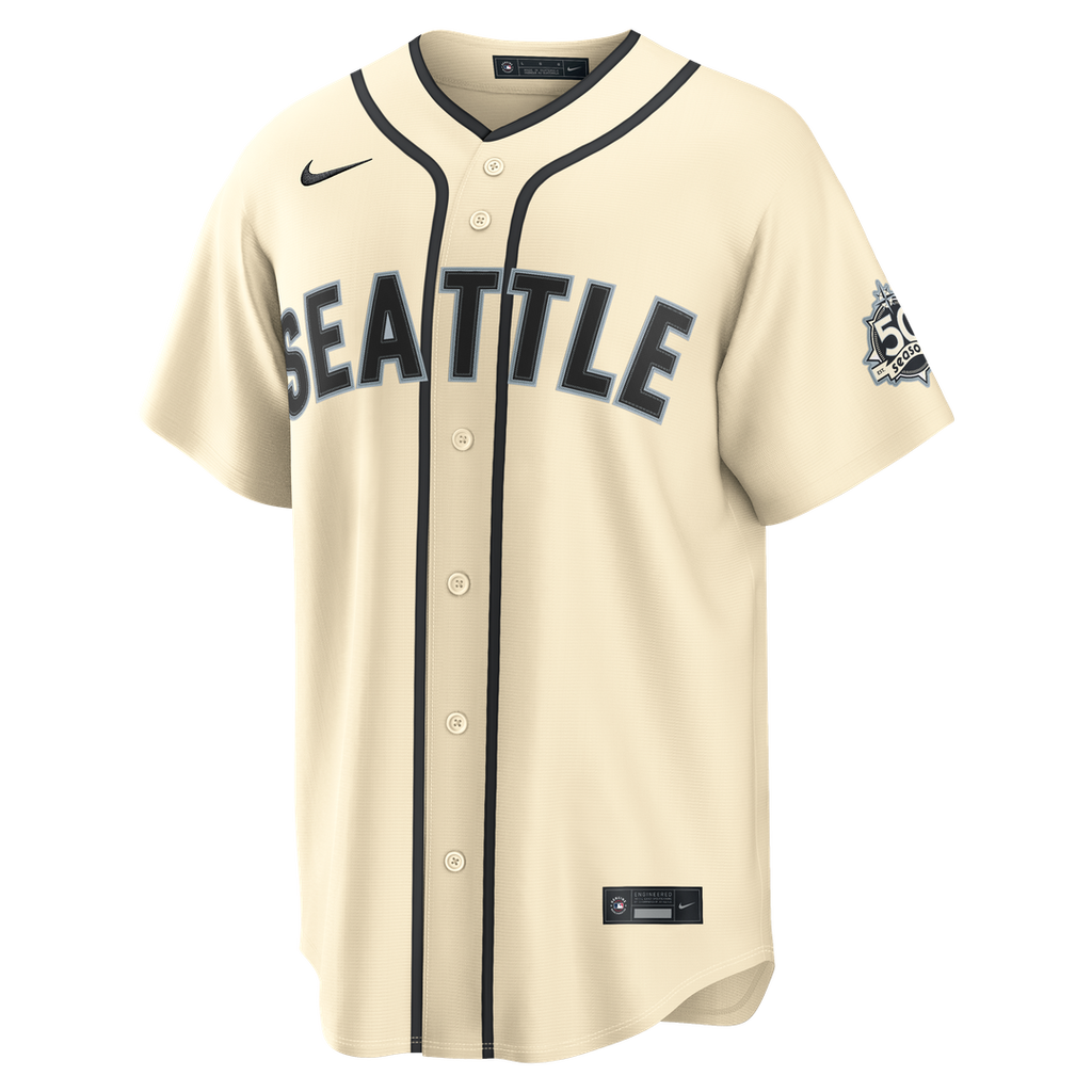 Seattle Mariners Cal Raleigh Alternate Stadium Jersey | Cream