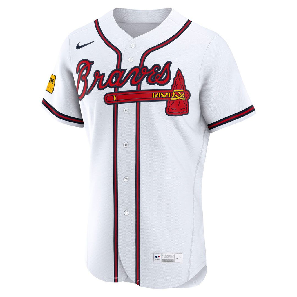 Atlanta Braves Home Authentic Jersey | White