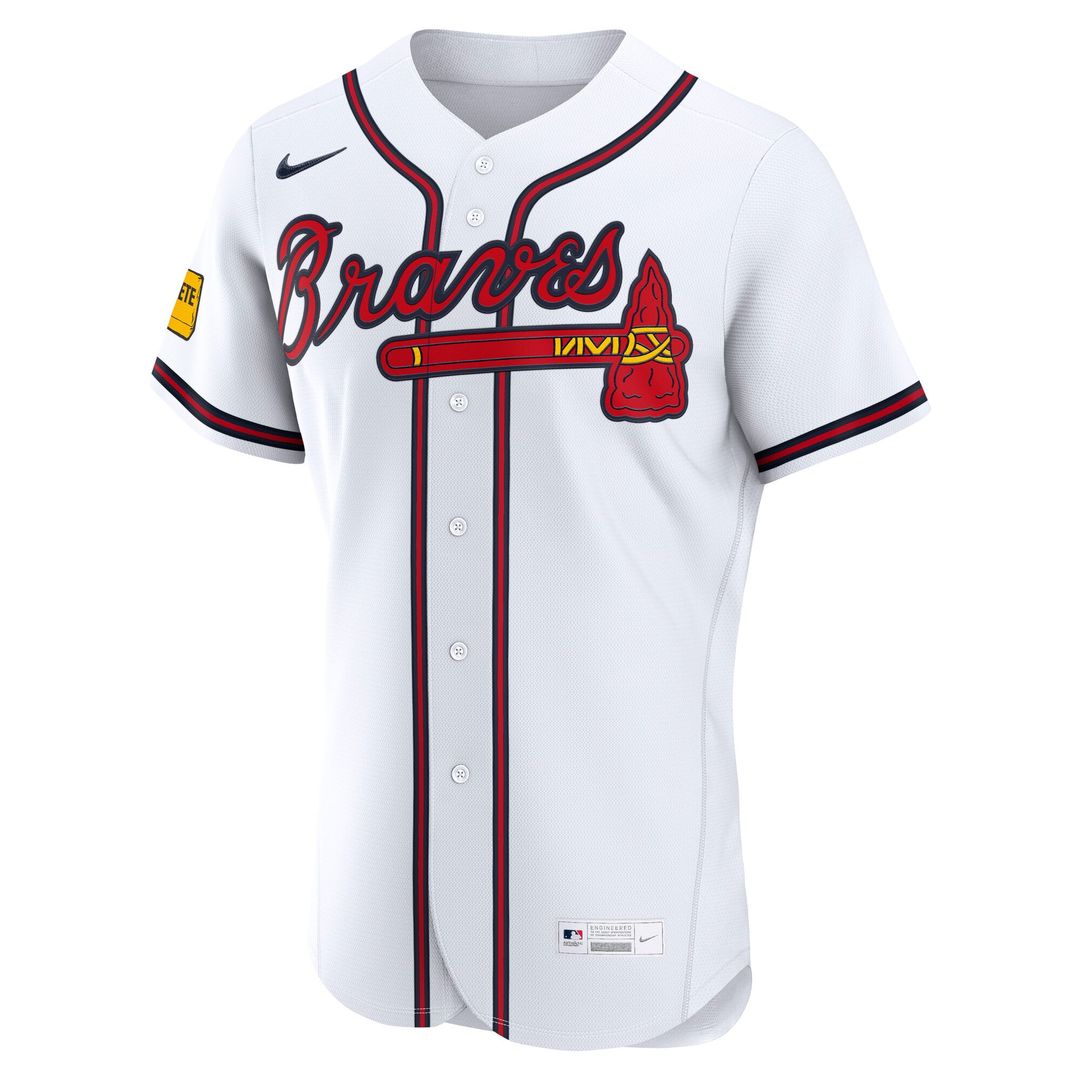 Atlanta Braves Home Authentic Jersey | White