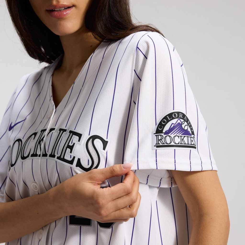 Colorado Rockies Kris Bryant Women's Home Limited Jersey | White