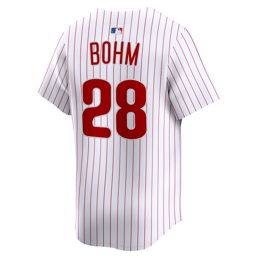 Philadelphia Phillies Alec Bohm Home Limited Jersey | White