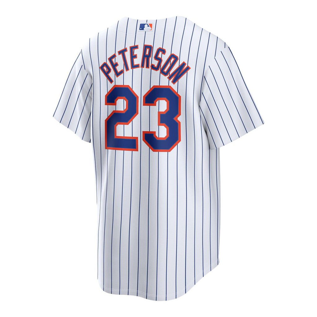 New York Mets David Peterson Home Replica Jersey | White