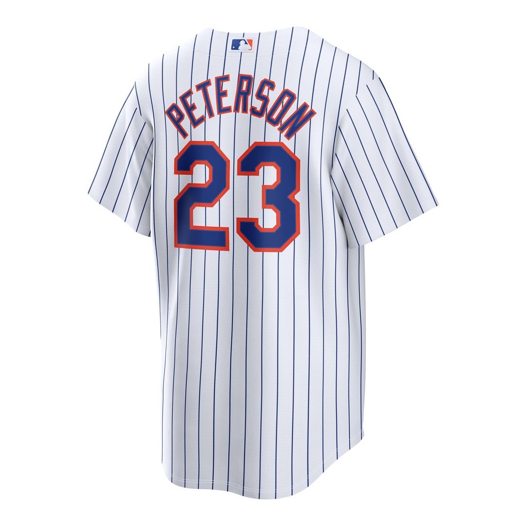 New York Mets David Peterson Home Replica Jersey | White