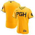 Pittsburgh Pirates City Connect Authentic Jersey | Gold