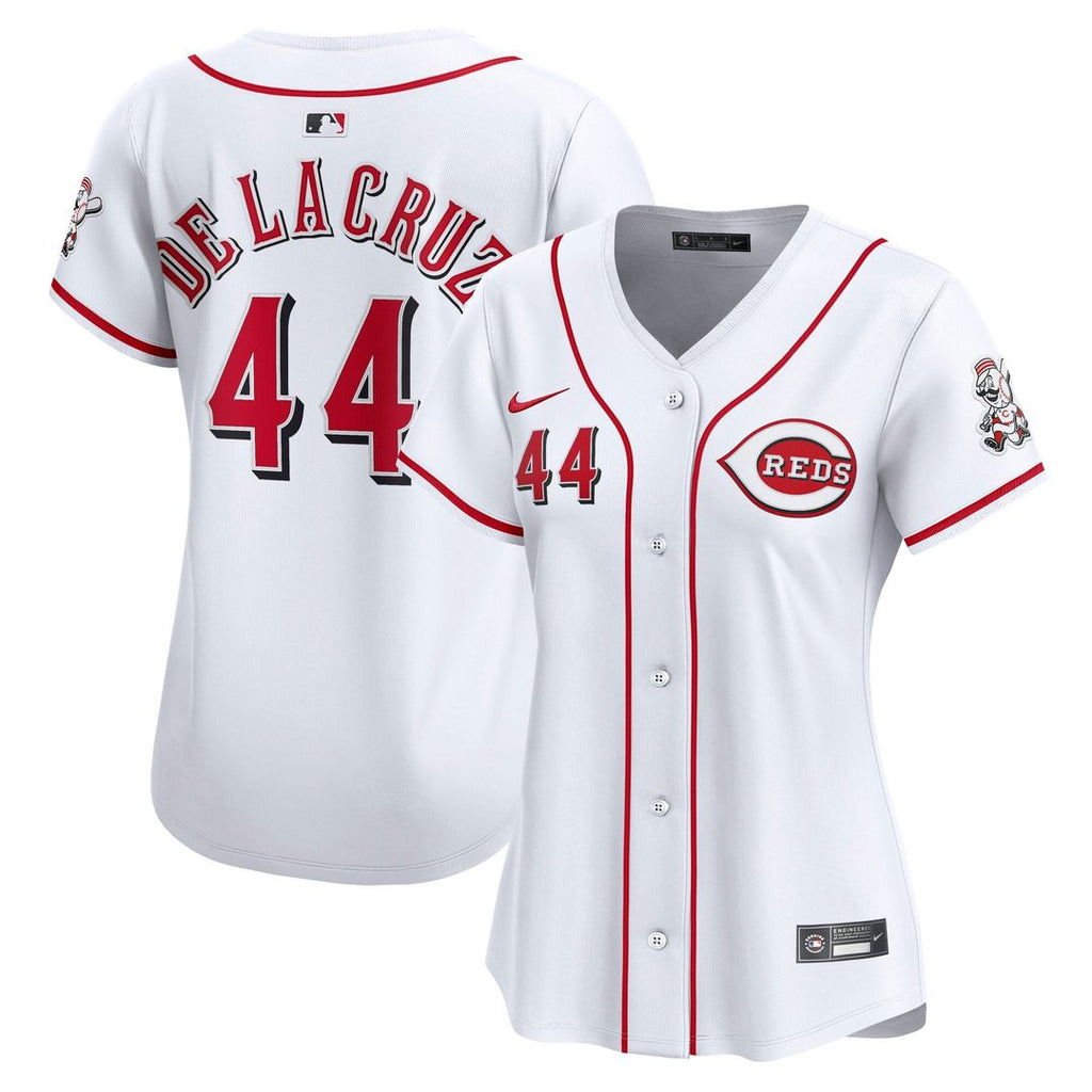 Cincinnati Reds Elly De La Cruz Women's Home Limited Jersey | White