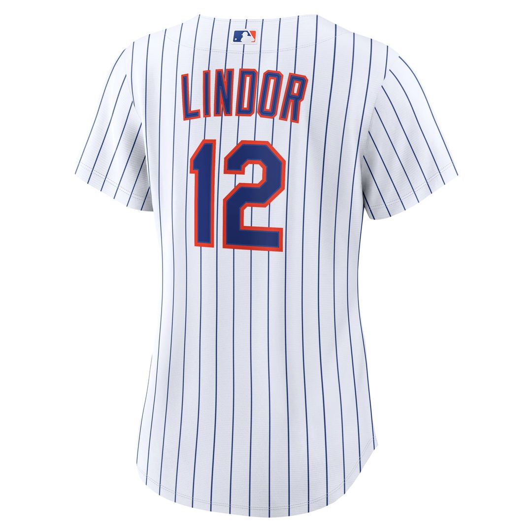 New York Mets Francisco Lindor Women's Home Replica Jersey | White