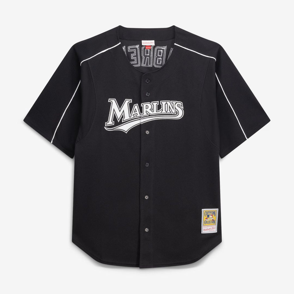 Miami Marlins Miguel Cabrera Big & Tall Cooperstown Mesh Batting Practice Jersey | Black