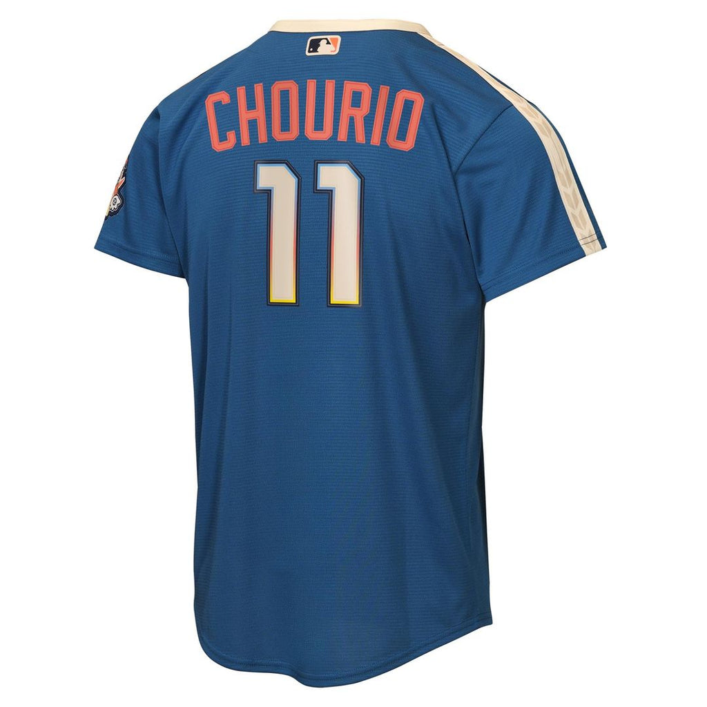 Milwaukee Brewers Jackson Chourio Youth 2026 City Connect Stadium Jersey | Mineral Blue