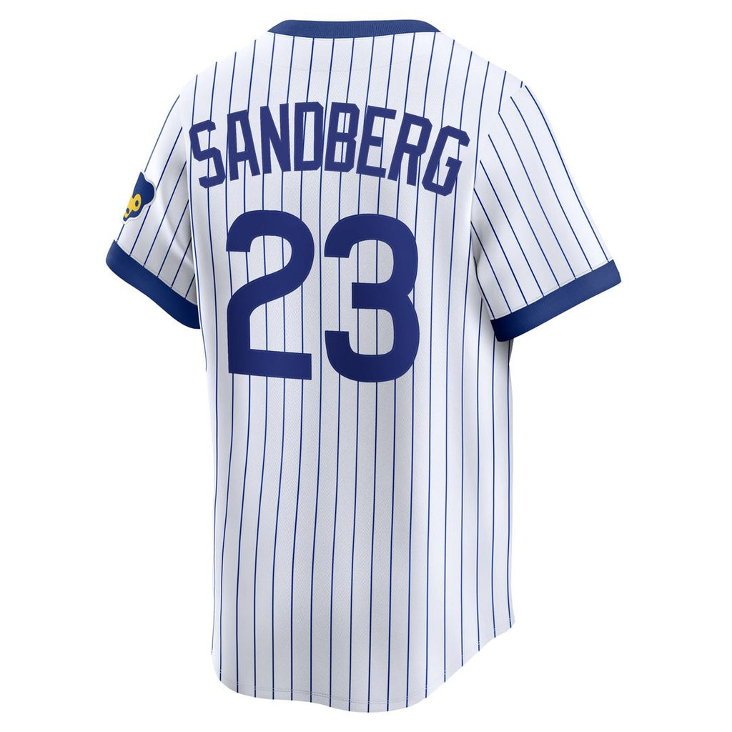 Chicago Cubs Ryne Sandberg Throwback Cooperstown Limited Jersey | White