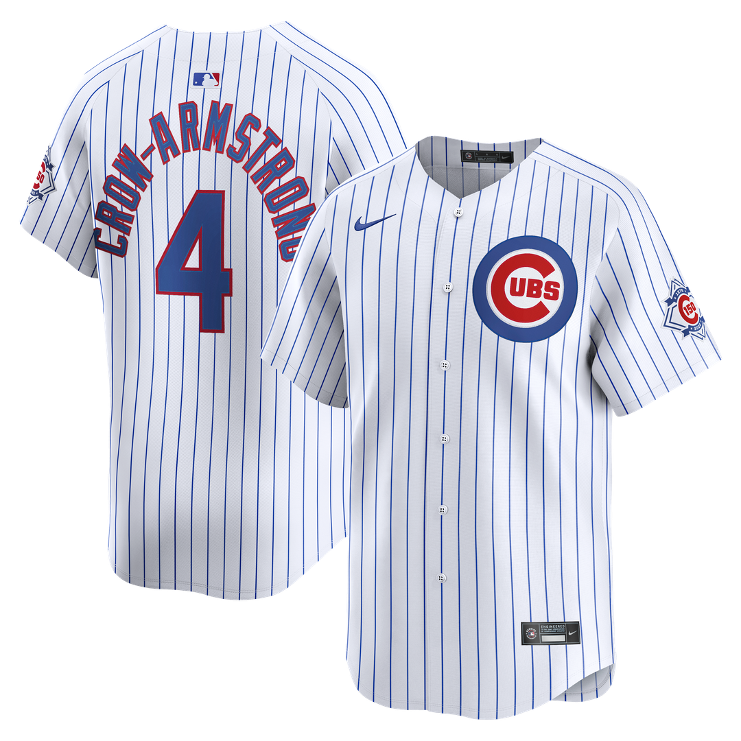 Chicago Cubs Pete Crow - Armstrong 150th Anniversary Limited Jersey | White