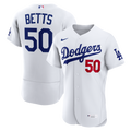 Los Angeles Dodgers Mookie Betts Home Authentic Jersey | White