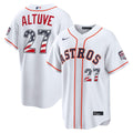 Houston Astros Jose Altuve USA 250 Fourth of July Home Stadium Jersey | White