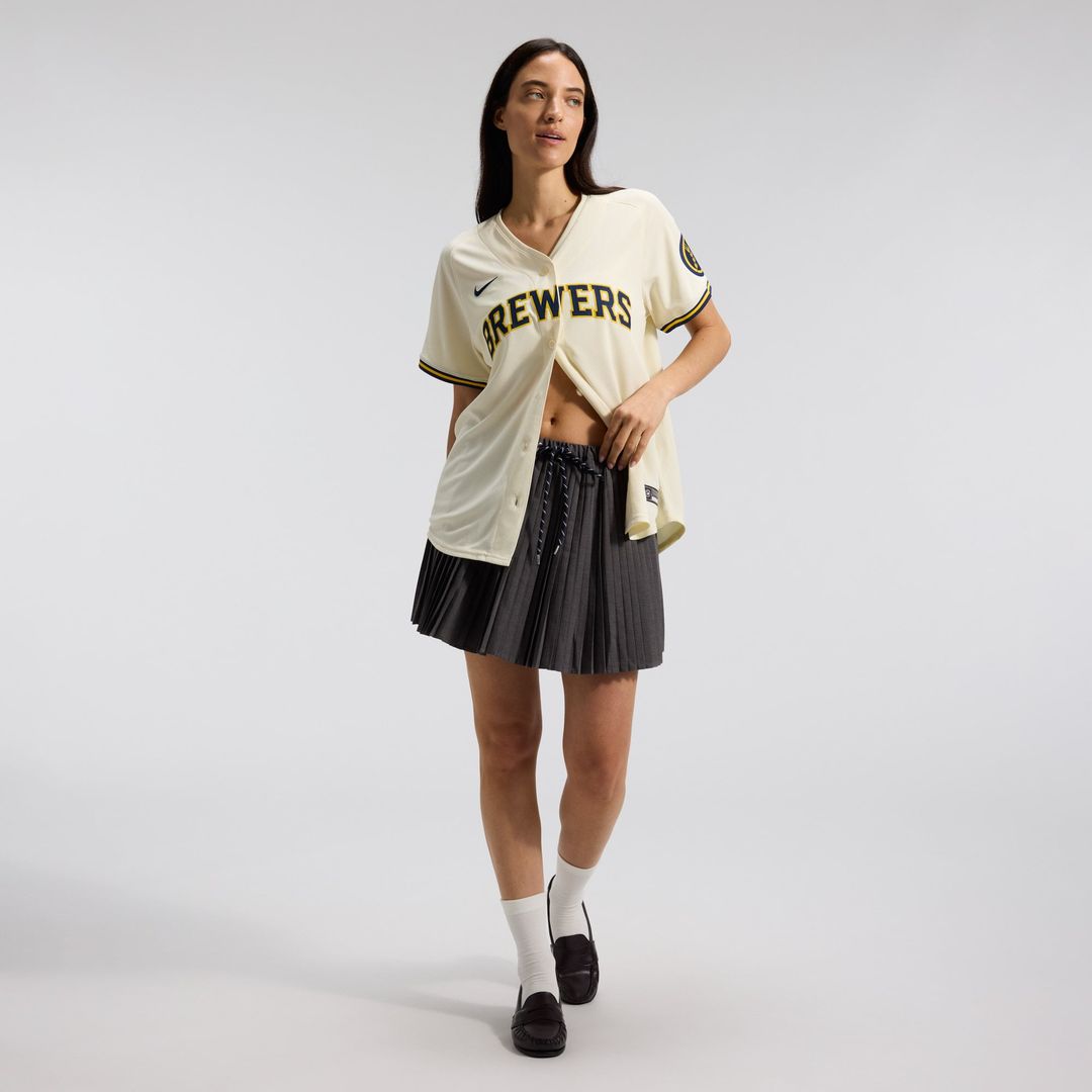 Milwaukee Brewers Women's Home Limited Jersey | Cream