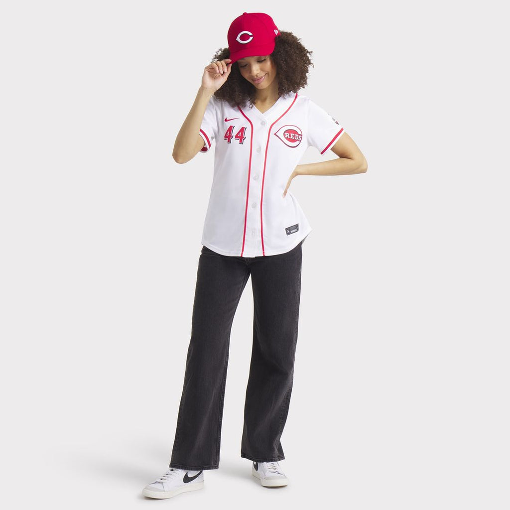 Cincinnati Reds Elly De La Cruz Women's Home Limited Jersey | White