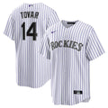 Colorado Rockies Ezequiel Tovar Home Replica Jersey | White