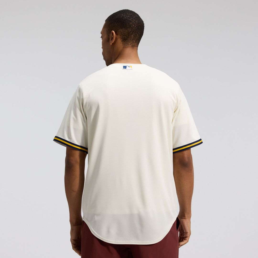 Milwaukee Brewers Home Replica Team Jersey | Cream