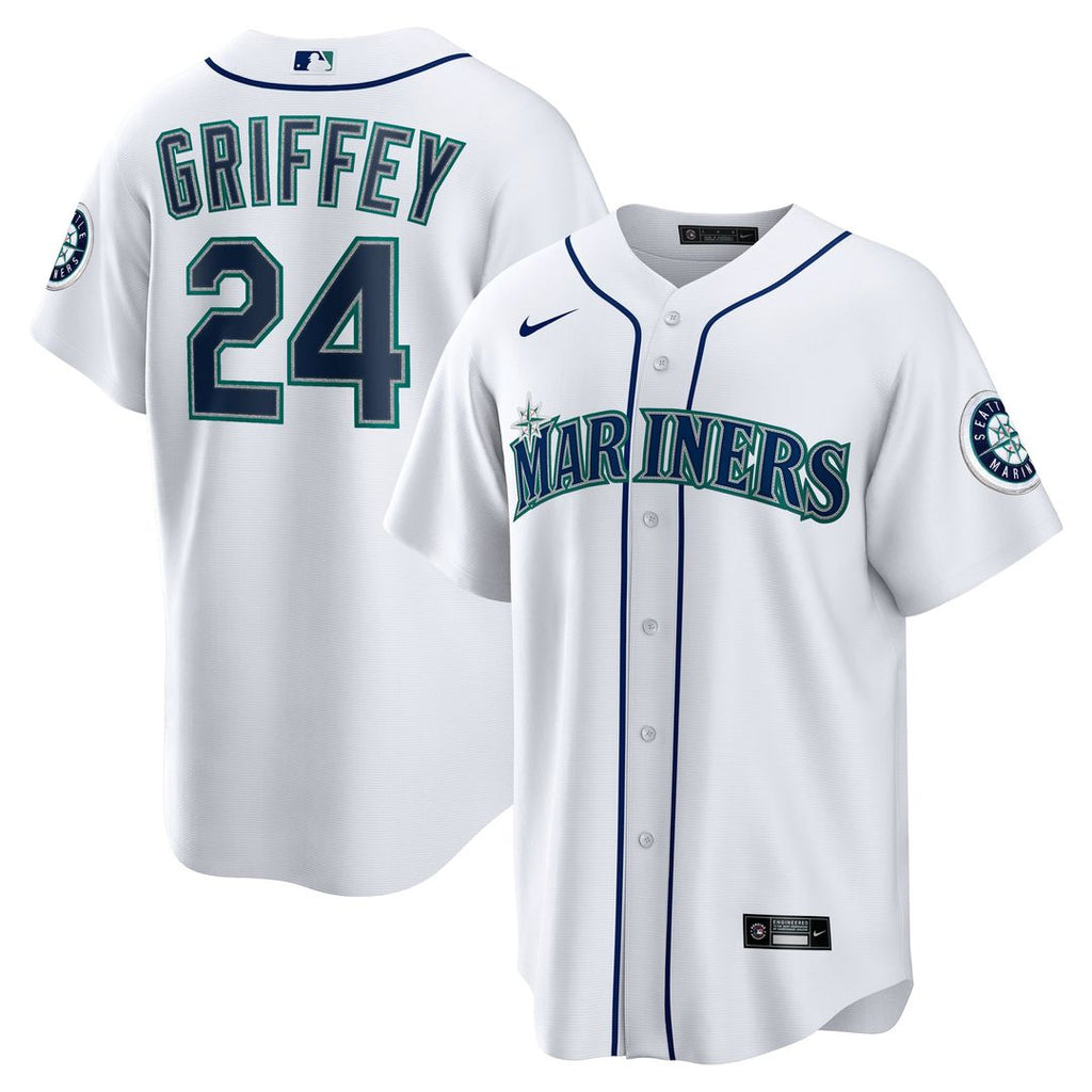 Seattle Mariners Ken Griffey Jr. Home Replica Jersey | White