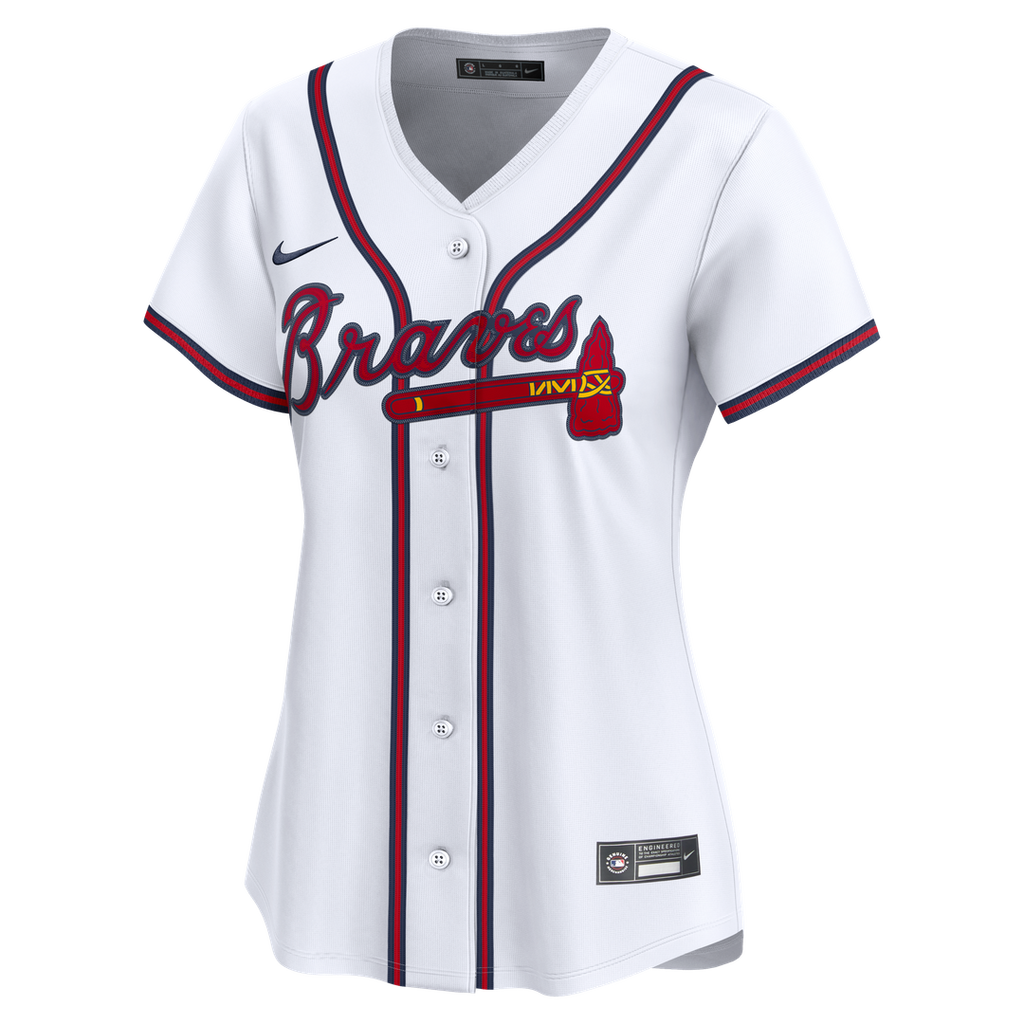 Atlanta Braves Home Women's Limited Jersey | White