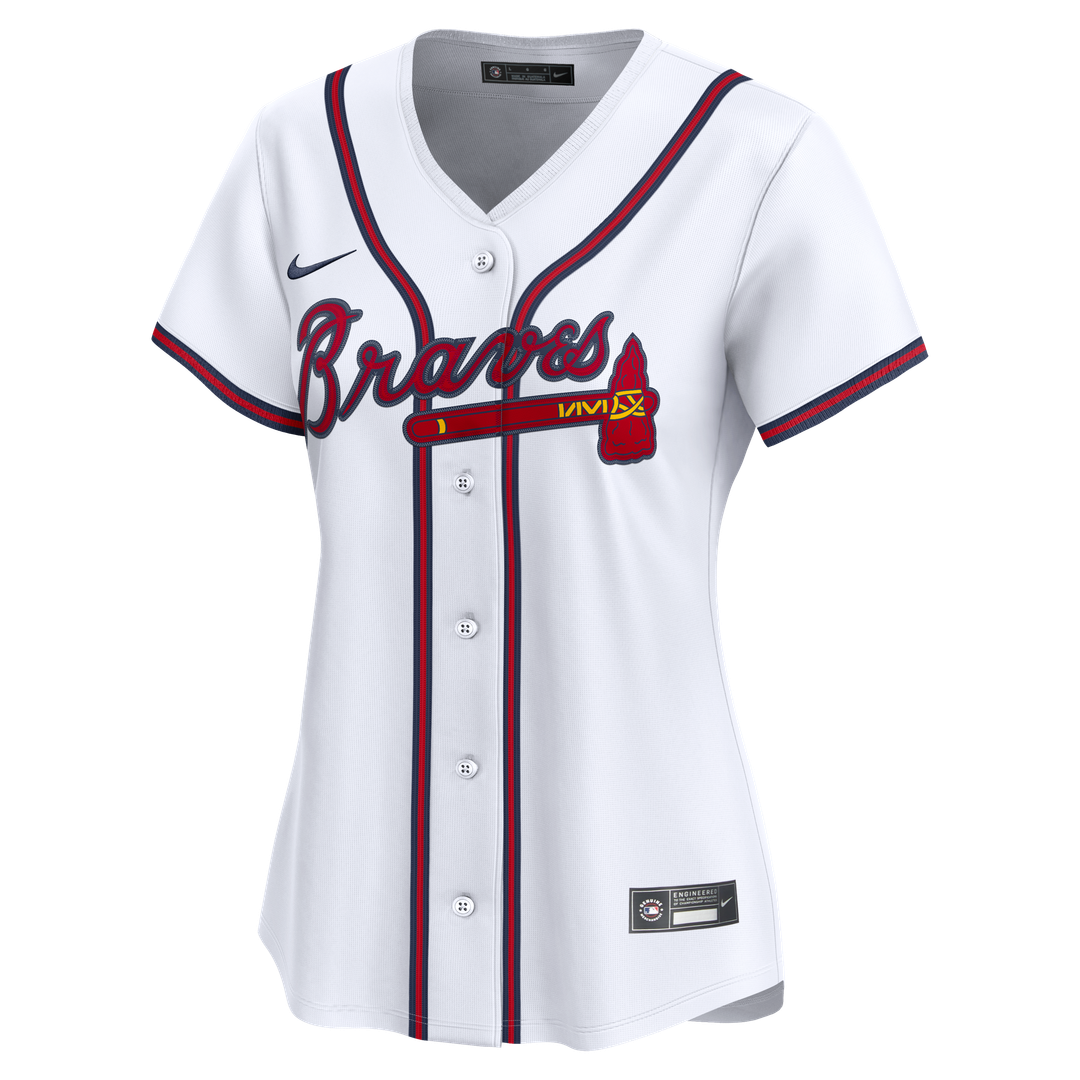 Atlanta Braves Home Women's Limited Jersey | White