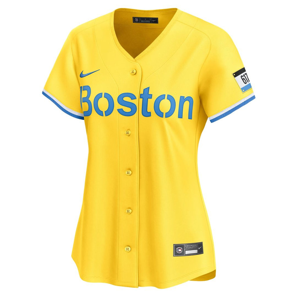 Boston Red Sox David Ortiz Women's City Connect Limited Jersey | Gold