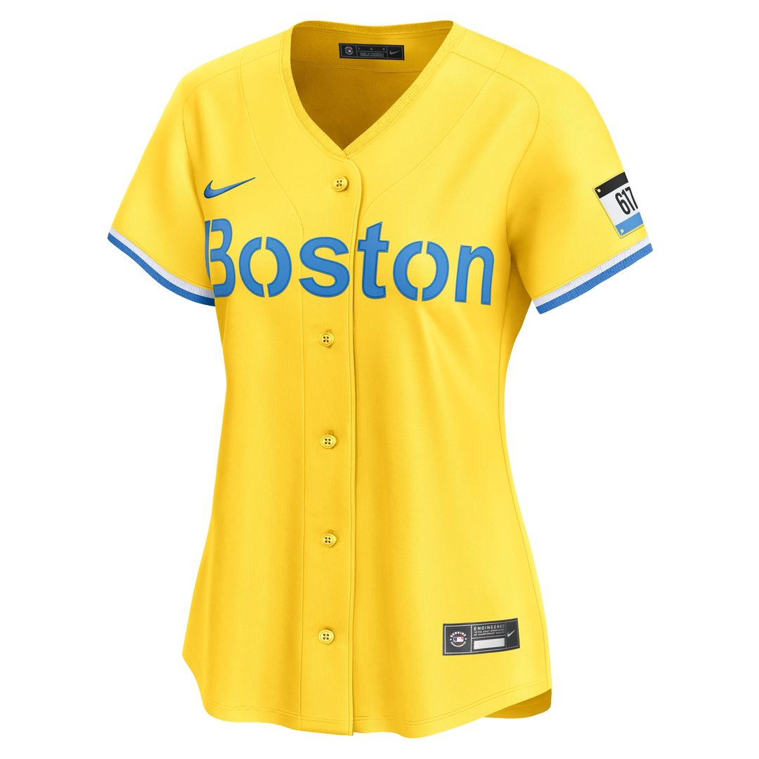 Boston Red Sox David Ortiz Women's City Connect Limited Jersey | Gold