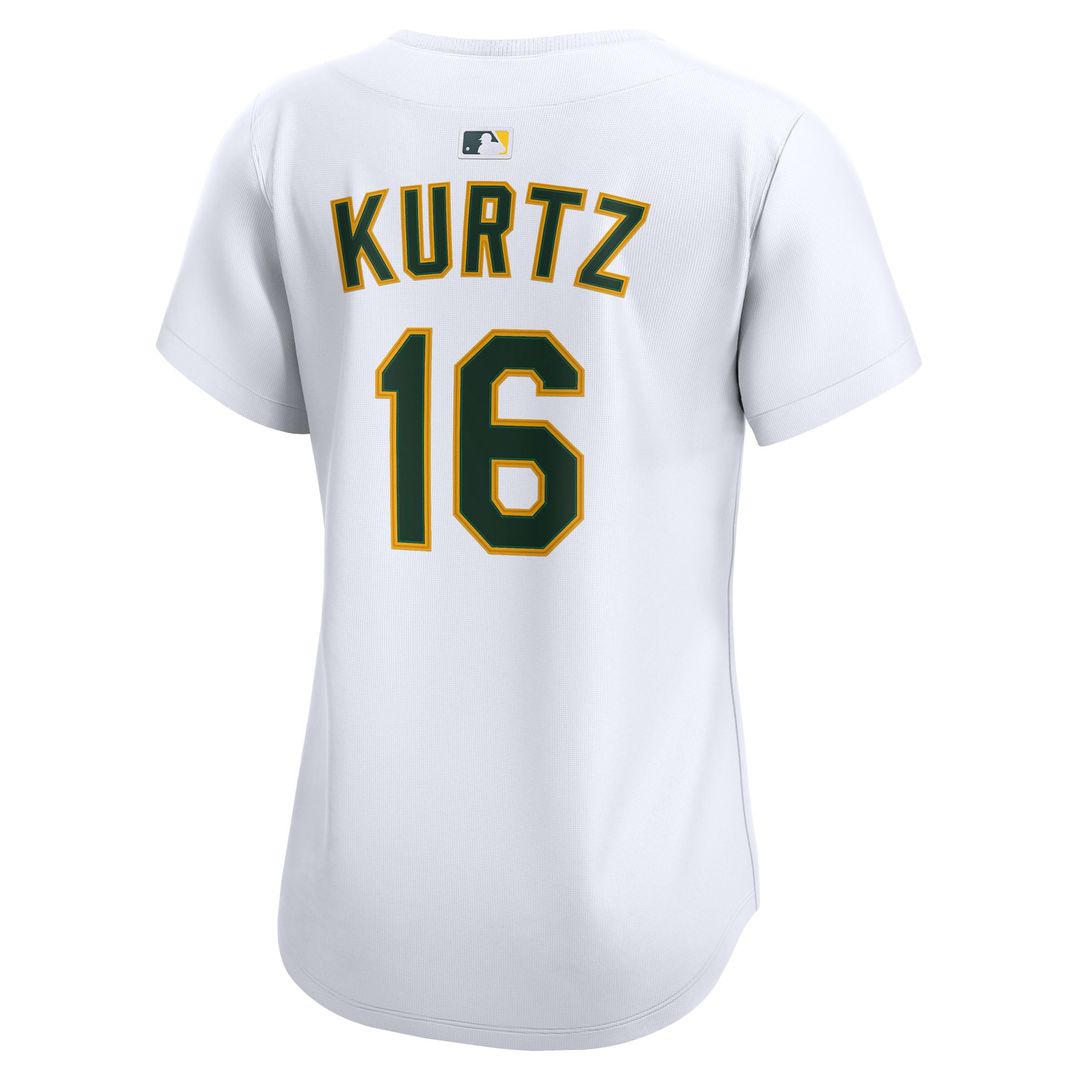 Athletics Nick Kurtz Women's Home Limited Jersey | White