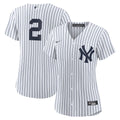 New York Yankees Derek Jeter Women's Home Replica Jersey | White/Navy