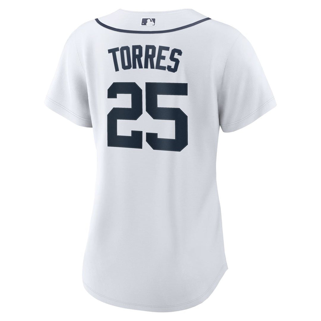 Detroit Tigers Gleyber Torres Women's Home Replica Jersey | White