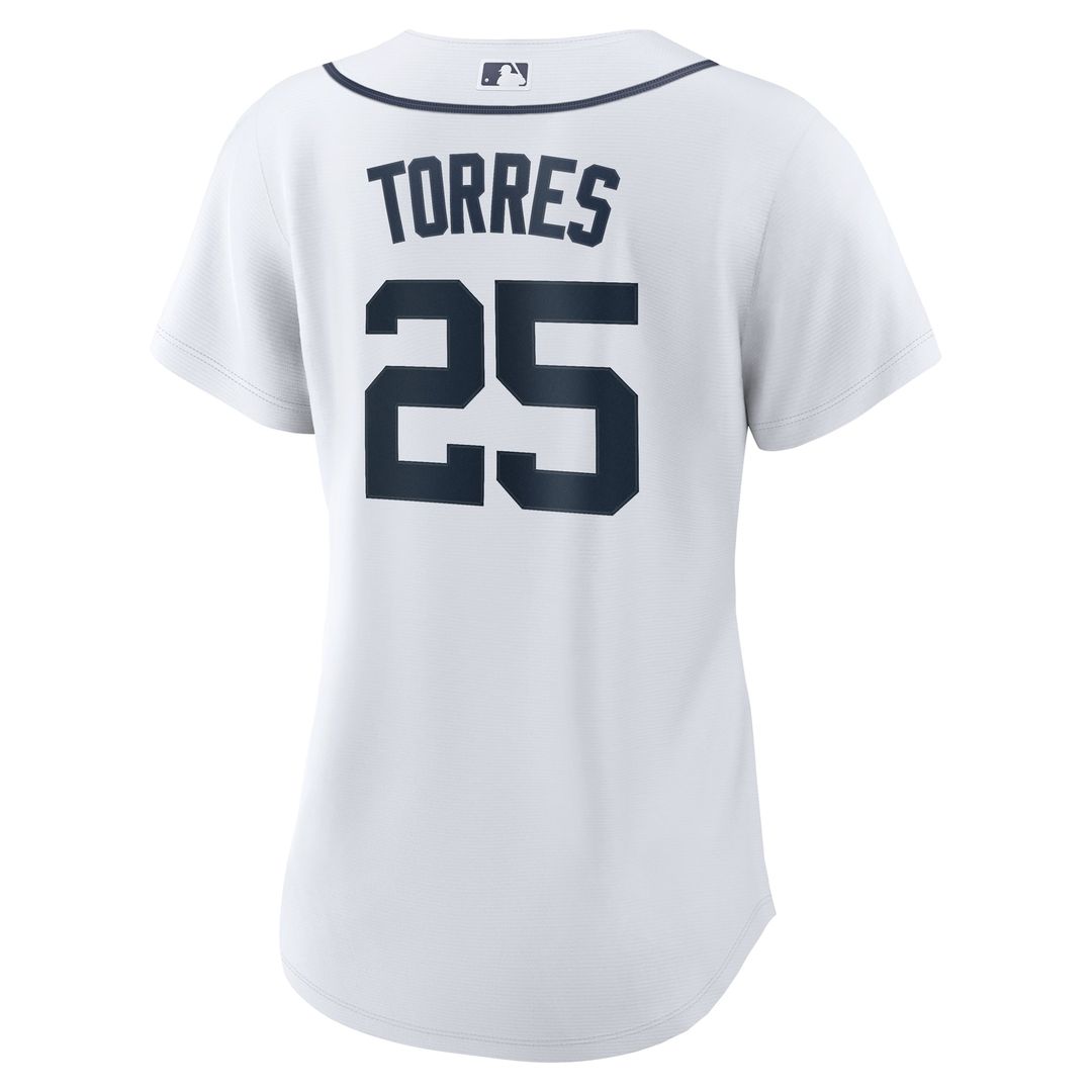 Detroit Tigers Gleyber Torres Women's Home Replica Jersey | White