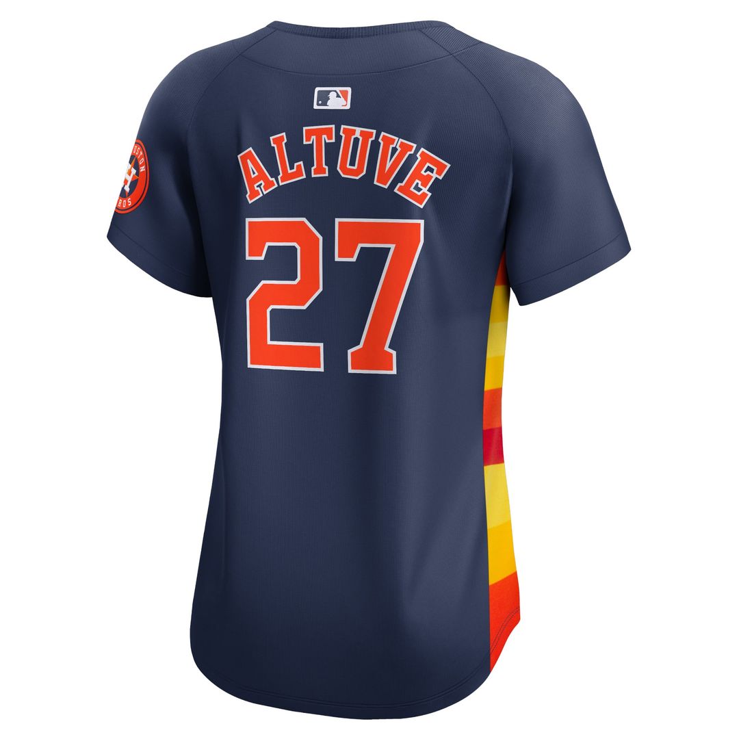 Houston Astros Jose Altuve Women's Alternate Limited Jersey | Navy
