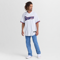 Texas Rangers Jake Burger Home Replica Jersey | White