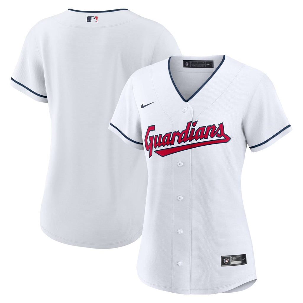 Cleveland Guardians Women's Home Replica Team Jersey | White