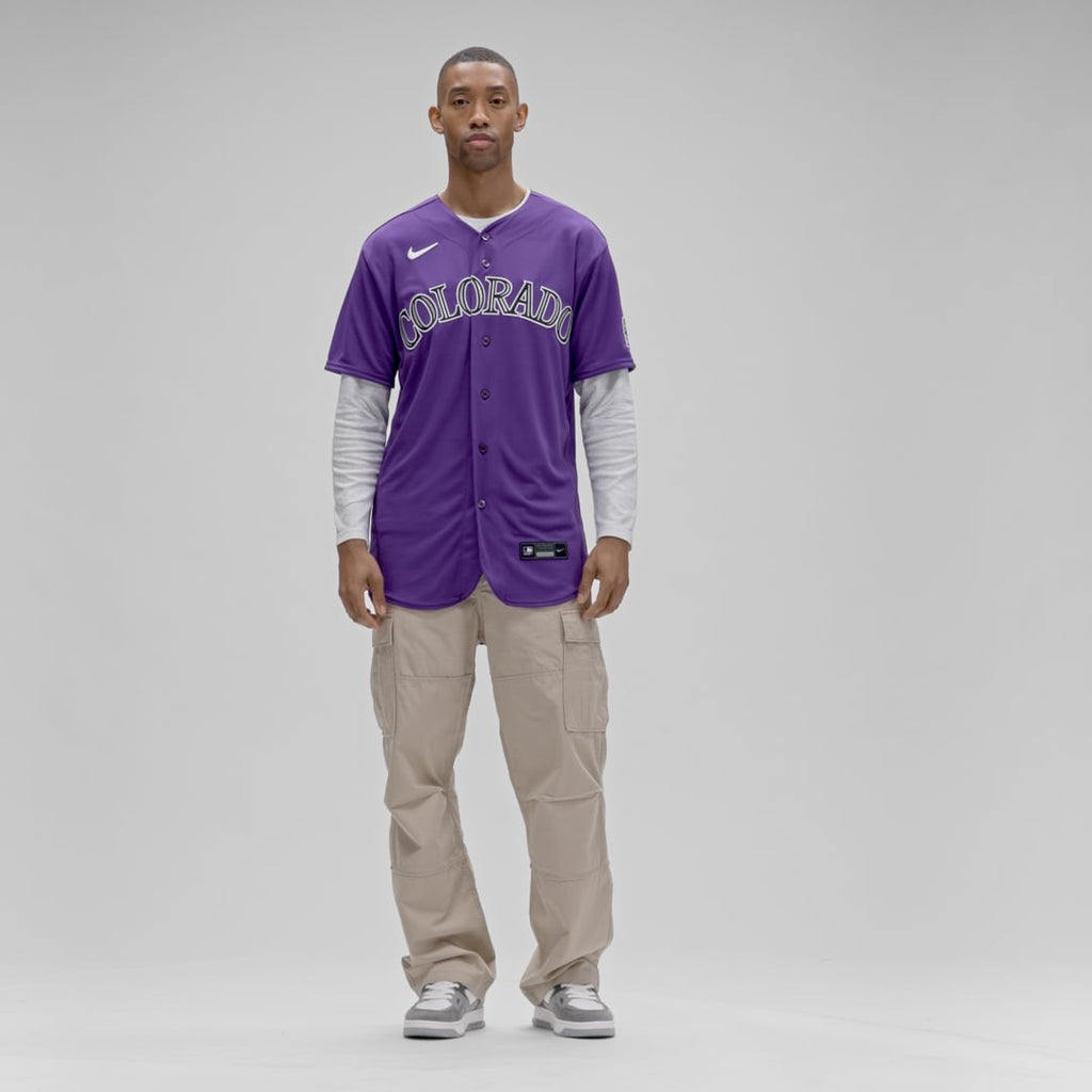 Colorado Rockies Alternate Authentic Jersey | Purple