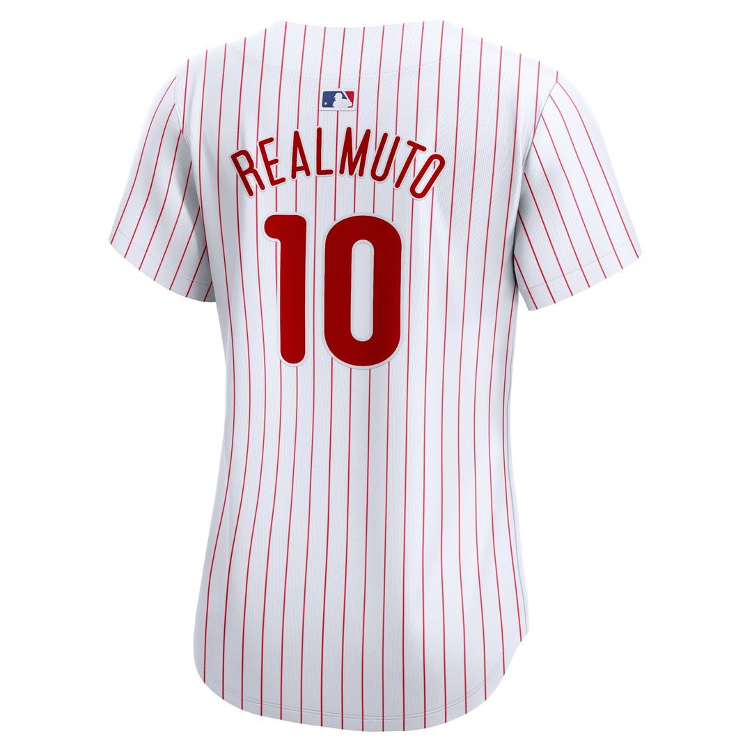 Philadelphia Phillies J.T. Realmuto Women's Home Limited Jersey | White