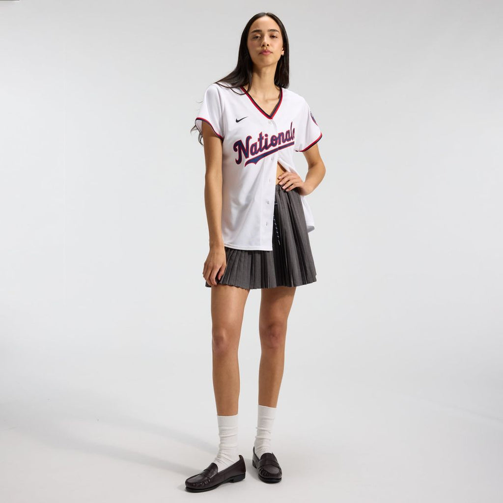 Washington Nationals CJ Abrams Women's Home Replica Jersey | White