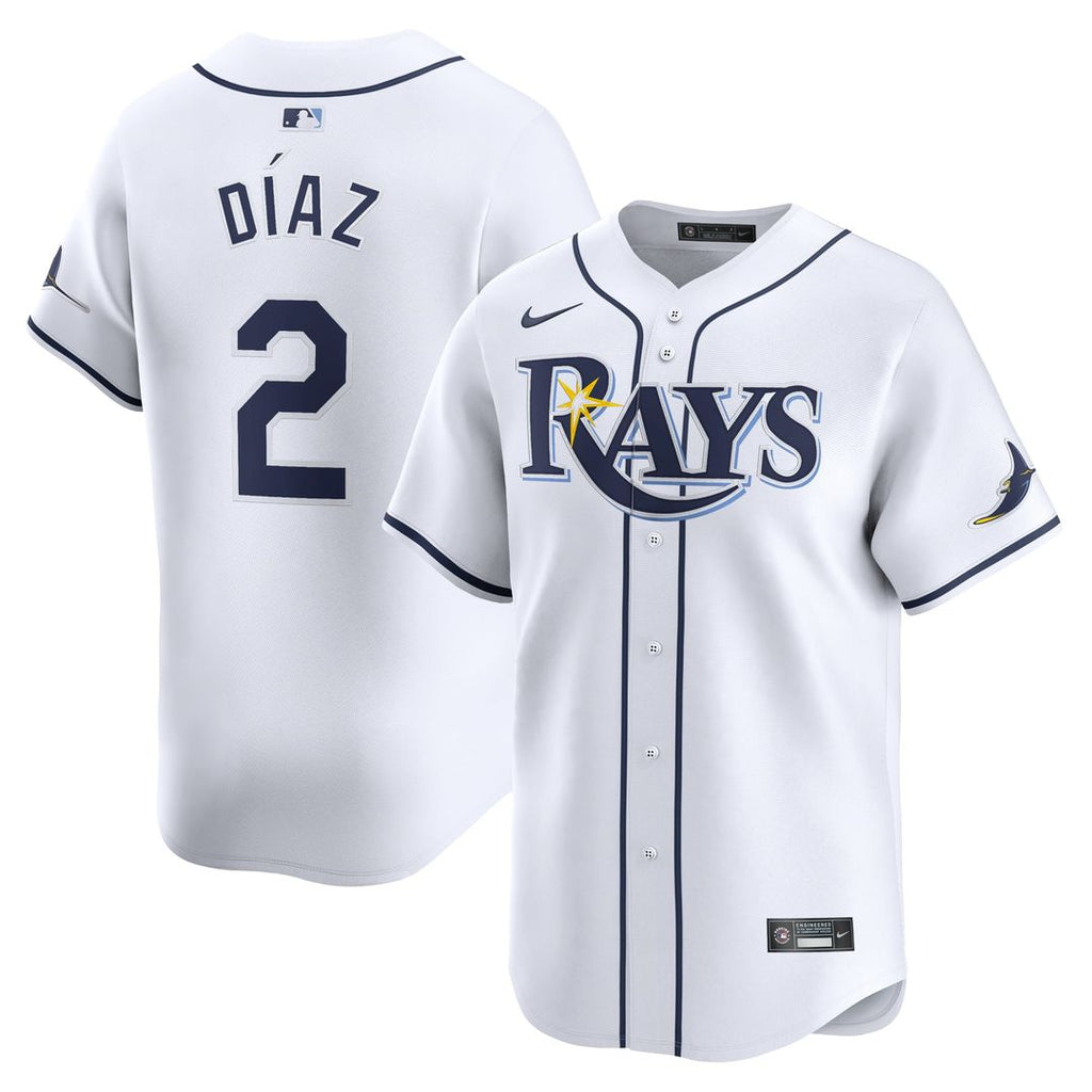 Tampa Bay Rays Yandy Diaz Home Limited Jersey | White